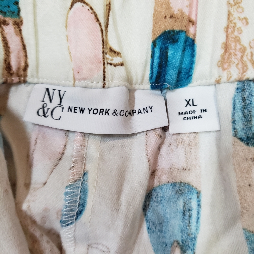 NWOT New York & Company Champagne pajamas pants - Picture 2 of 4